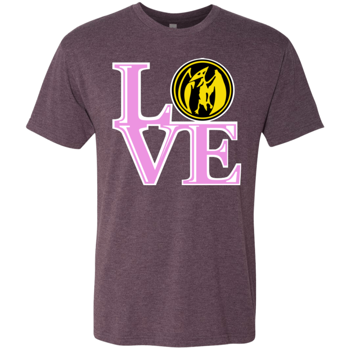 Pink Ranger LOVE Men's Triblend T-Shirt