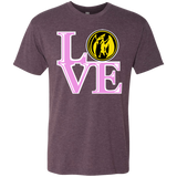 Pink Ranger LOVE Men's Triblend T-Shirt