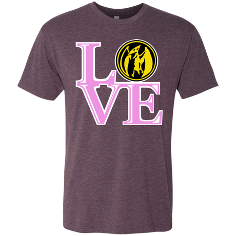 Pink Ranger LOVE Men's Triblend T-Shirt