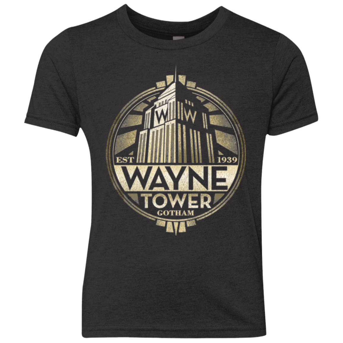 Wayne Tower Youth Triblend T-Shirt