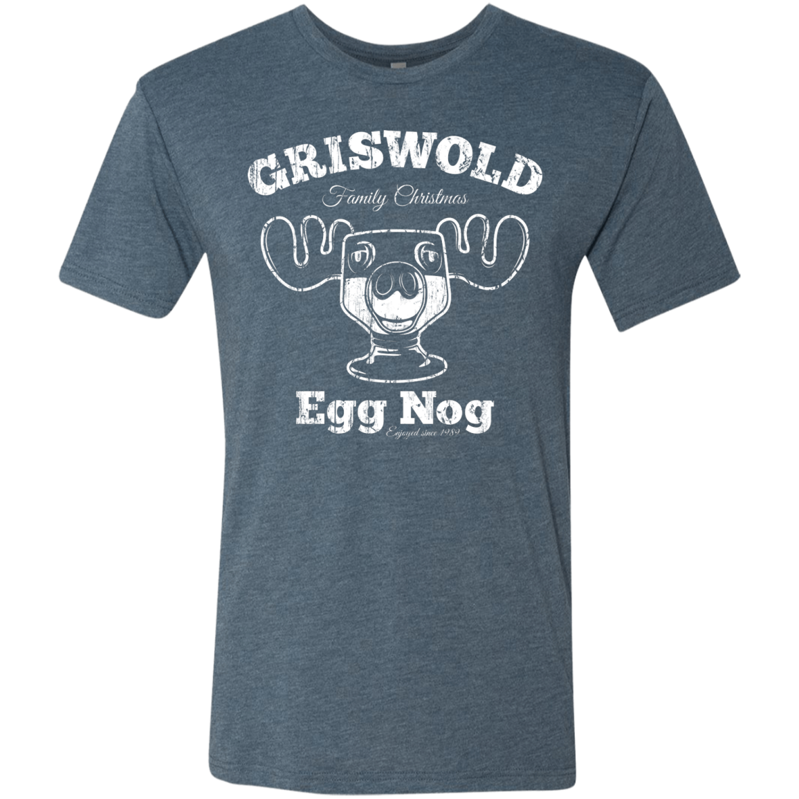 Griswold Christmas Egg Nog Men's Triblend T-Shirt