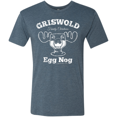 Griswold Christmas Egg Nog Men's Triblend T-Shirt