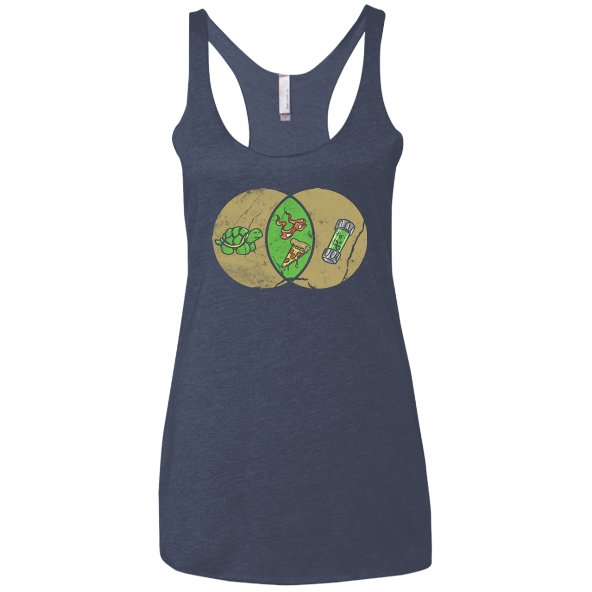 Mikey Diagram Women's Triblend Racerback Tank