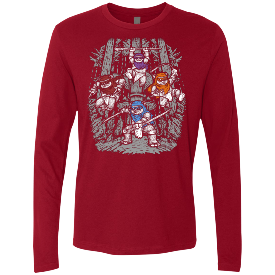 The Ninja Savages Men's Premium Long Sleeve