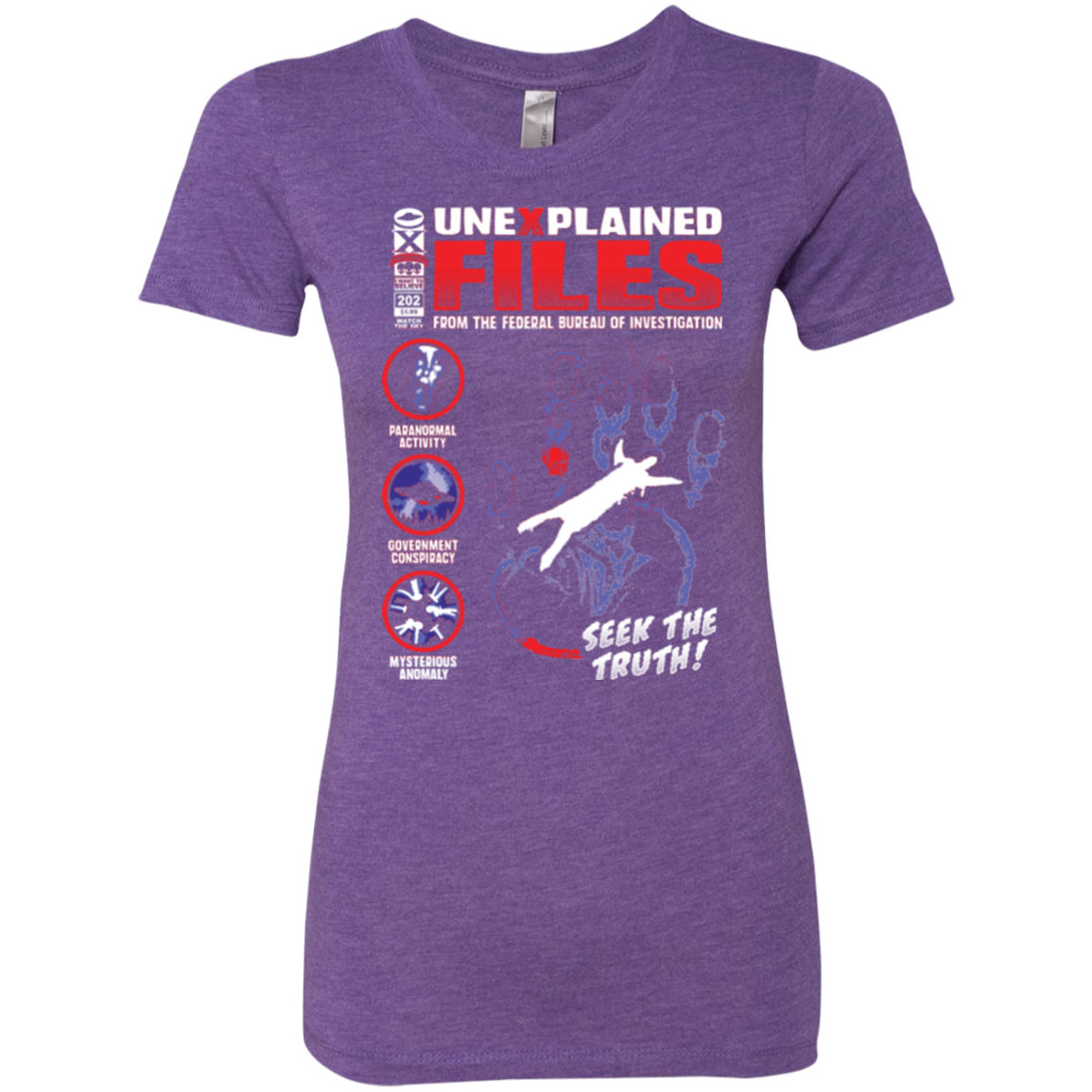 Unexplained Files Women's Triblend T-Shirt