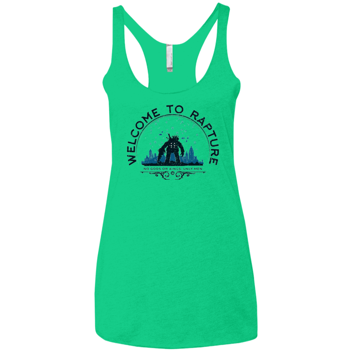 Welcome to Rapture Women's Triblend Racerback Tank