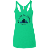 Welcome to Rapture Women's Triblend Racerback Tank