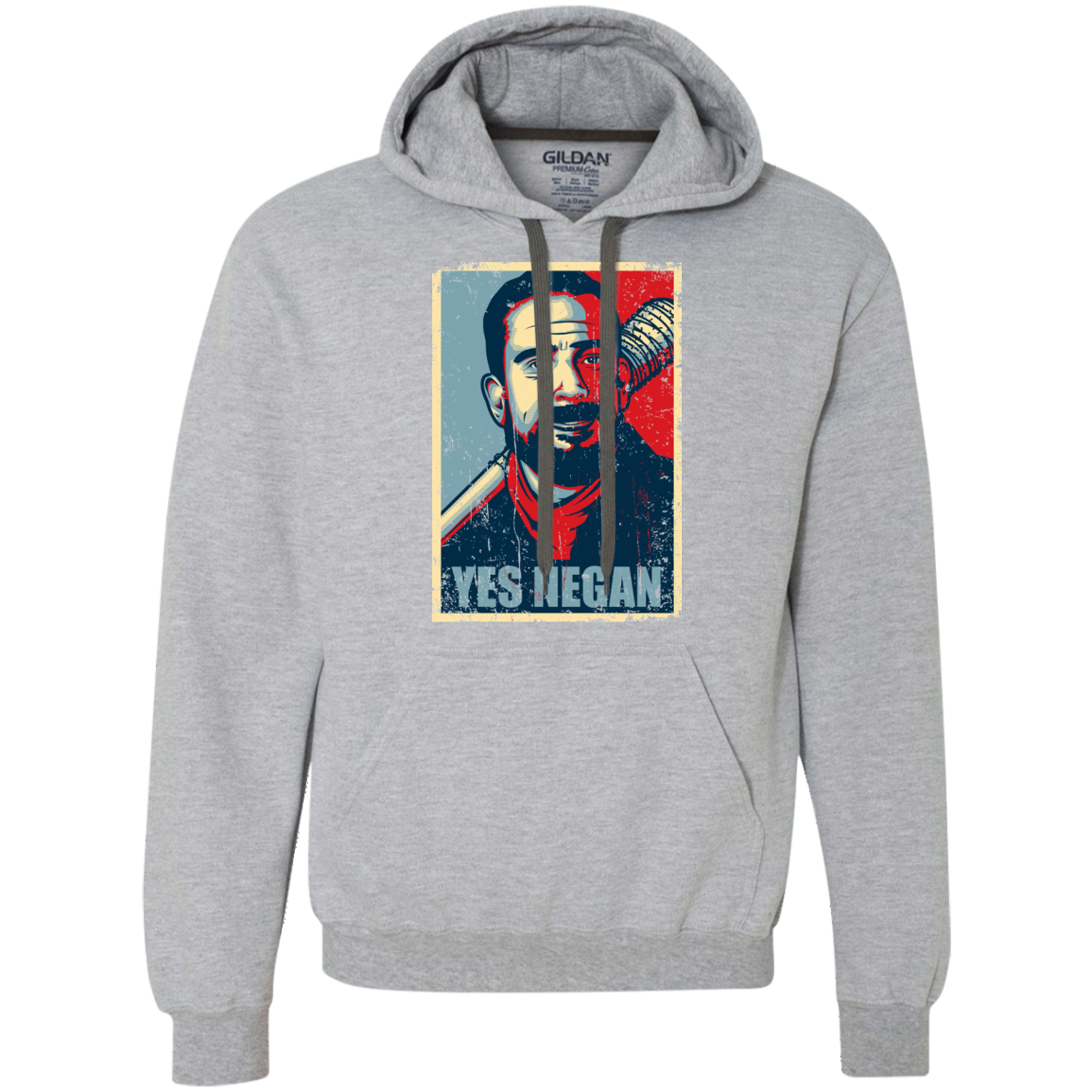 Yes Negan Premium Fleece Hoodie