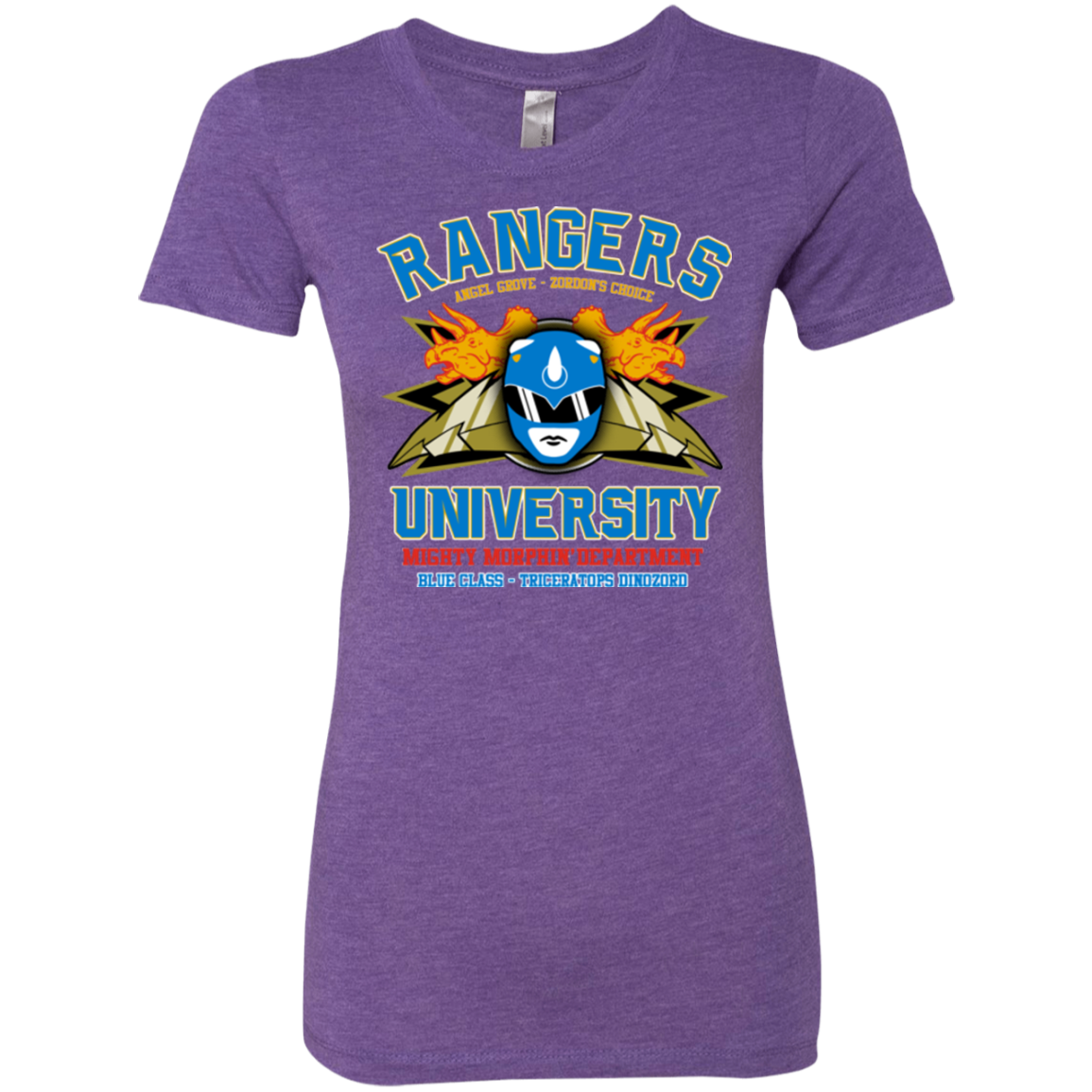 Rangers U Blue Ranger Women's Triblend T-Shirt