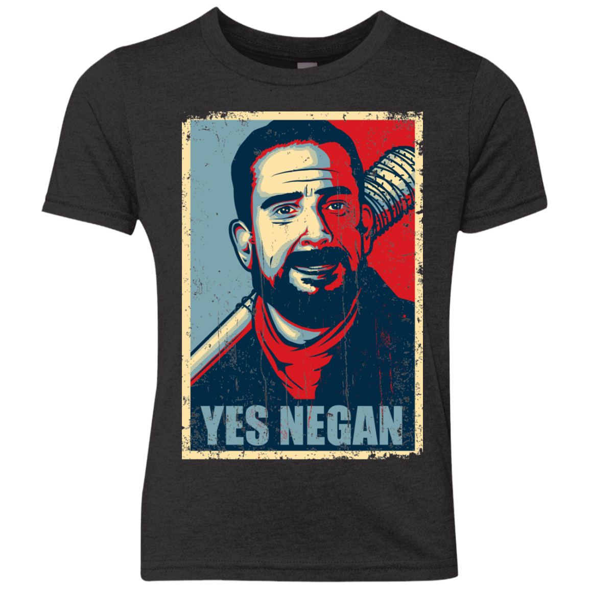 Yes Negan Youth Triblend T-Shirt