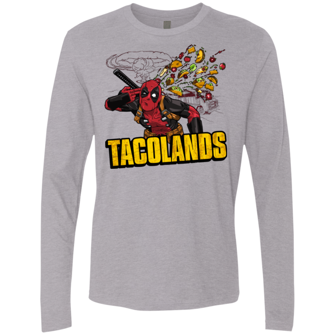Tacolands Men's Premium Long Sleeve
