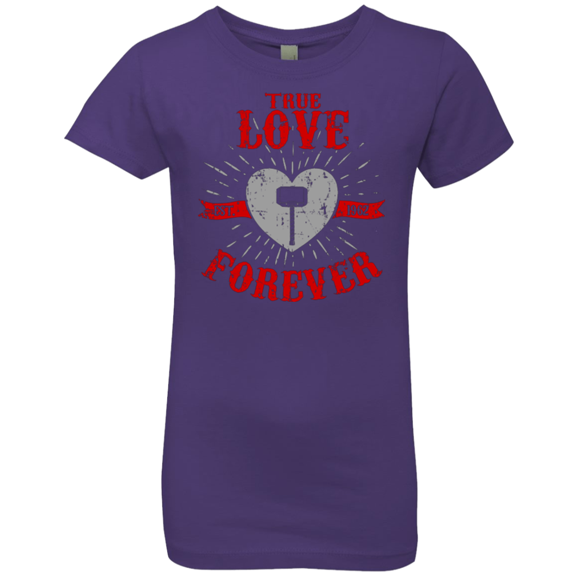 True Love Forever God Thunder Girls Premium T-Shirt