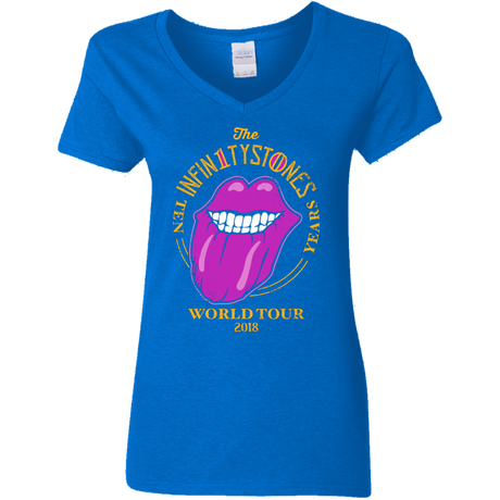 Stones World Tour Women's V-Neck T-Shirt