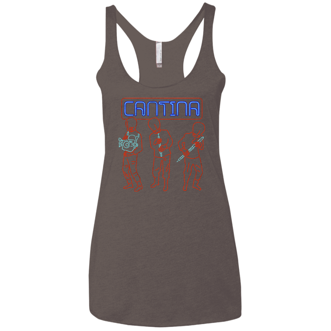 Cantina Bar Women's Triblend Racerback Tank