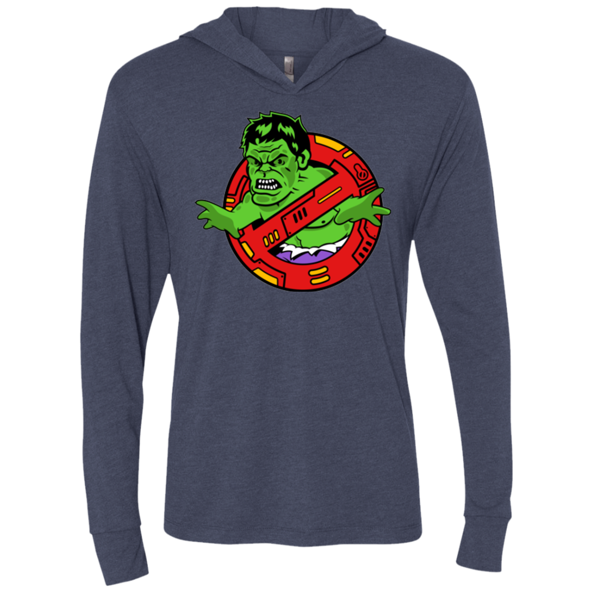 Hulk Busters Triblend Long Sleeve Hoodie Tee