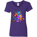 Teenage Mutant Ninja Squids Women's V-Neck T-Shirt