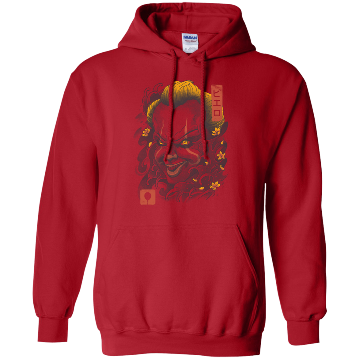 Oni Clown Mask Pullover Hoodie