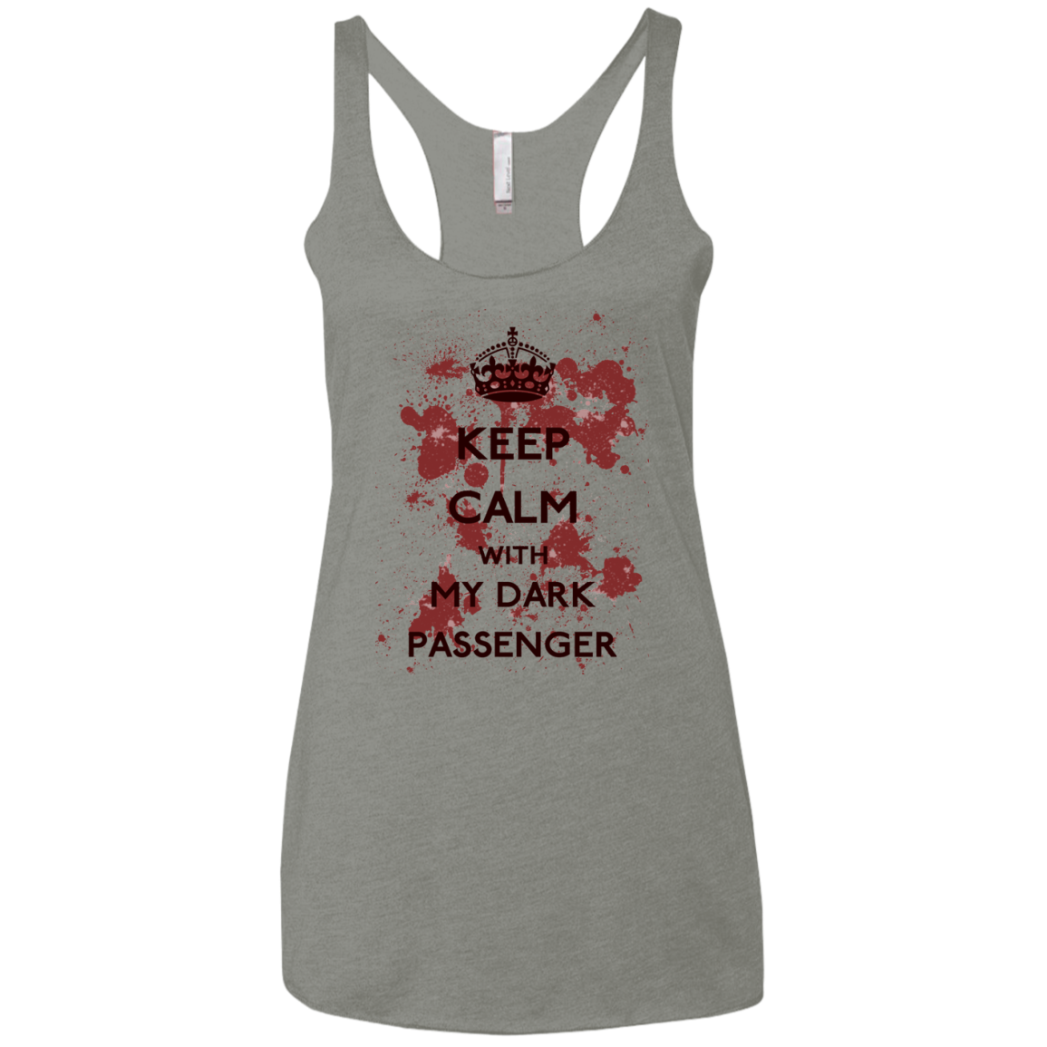 Keep passenger Women's Triblend Racerback Tank
