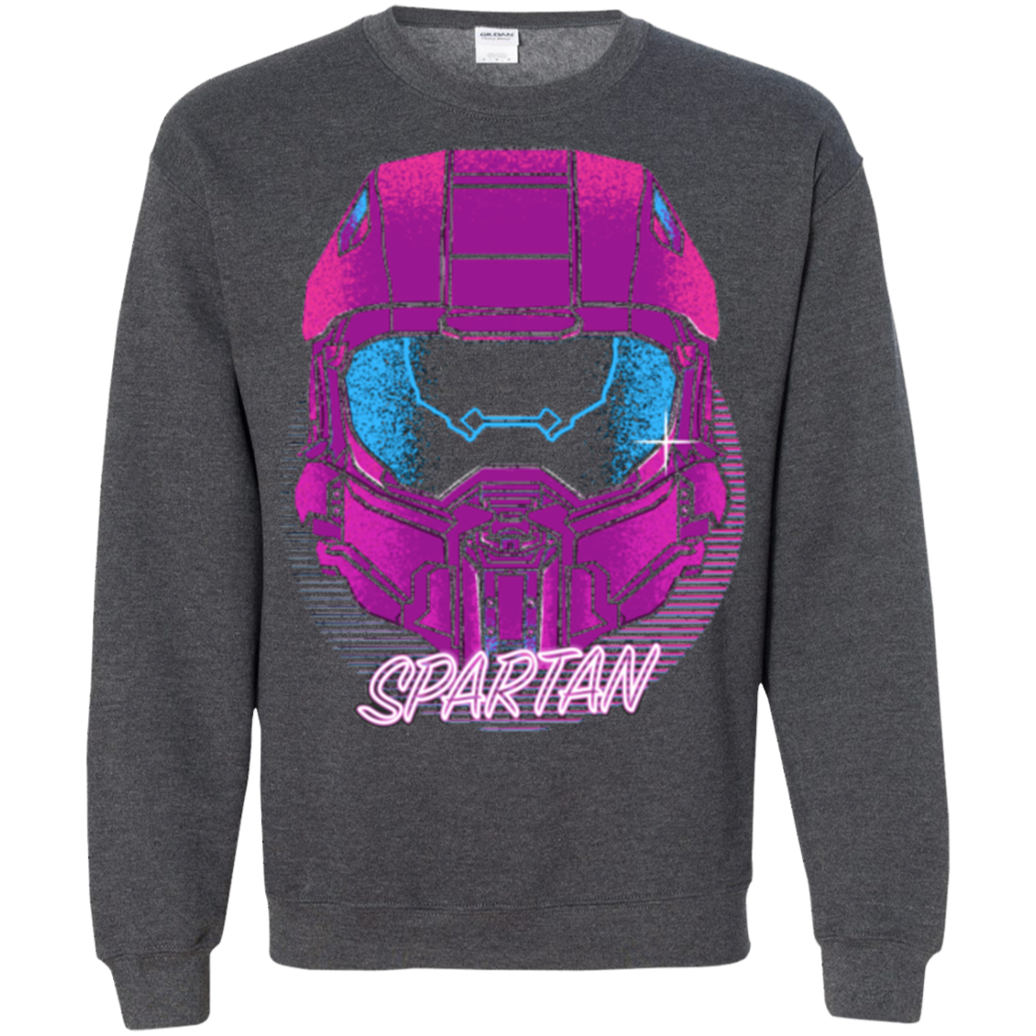 Spartan Helmet 80's Crewneck Sweatshirt