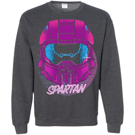 Spartan Helmet 80's Crewneck Sweatshirt