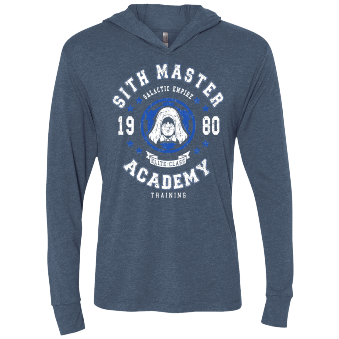 Sith Master Academy 80 Triblend Long Sleeve Hoodie Tee