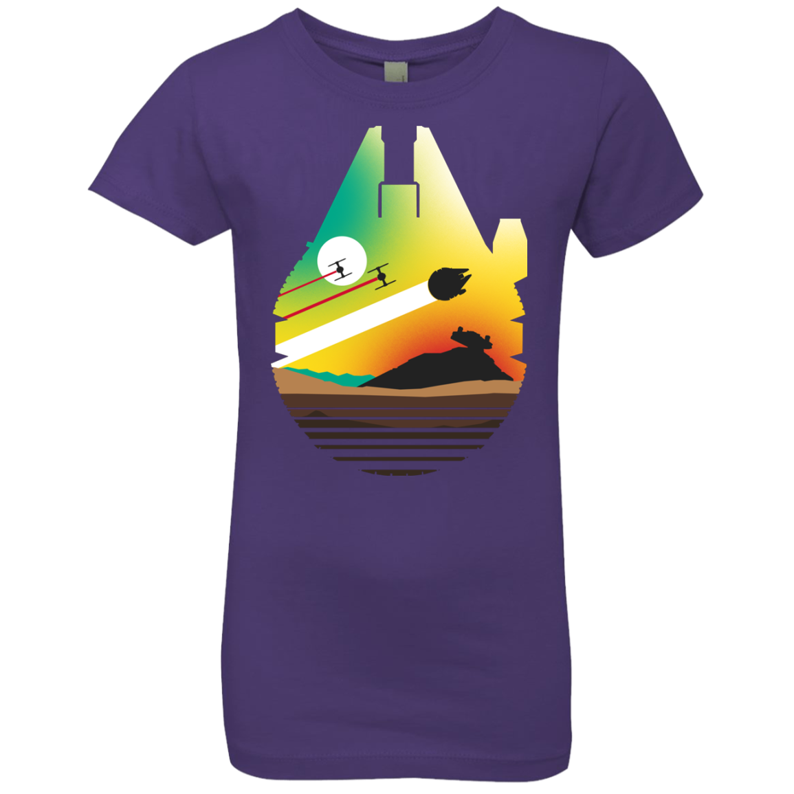 Escape from Desert Planet Girls Premium T-Shirt