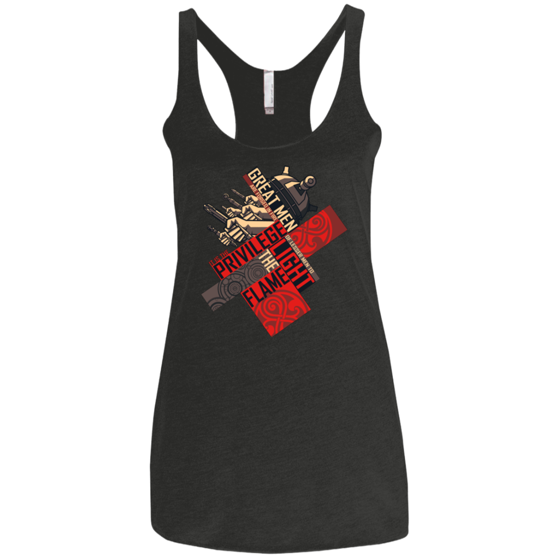 the moment Women's Triblend Racerback Tank