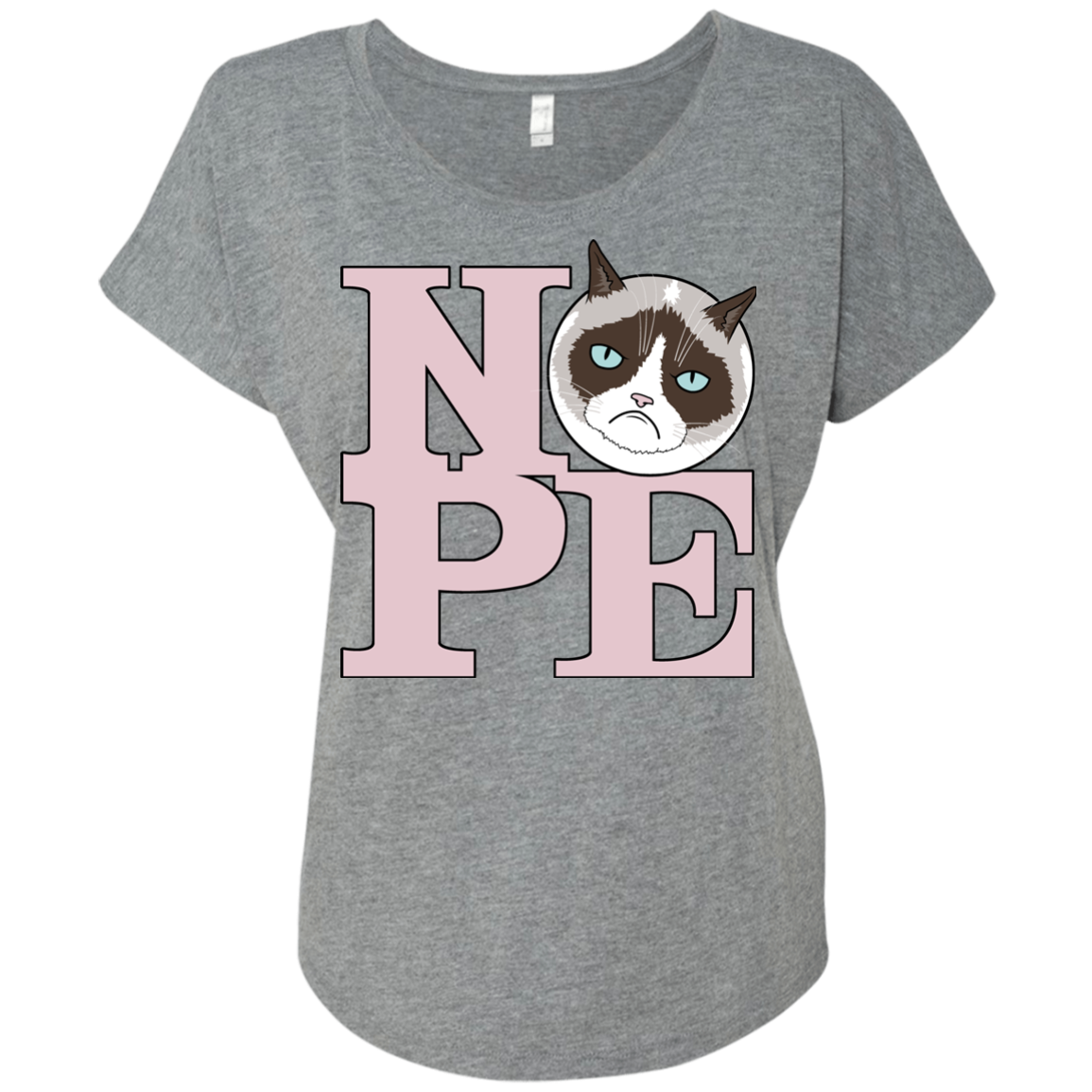 All You Need is NOPE Triblend Dolman Sleeve