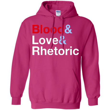 Blood Love Rhetoric Pullover Hoodie