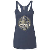 Wayne Tower Women's Triblend Racerback Tank