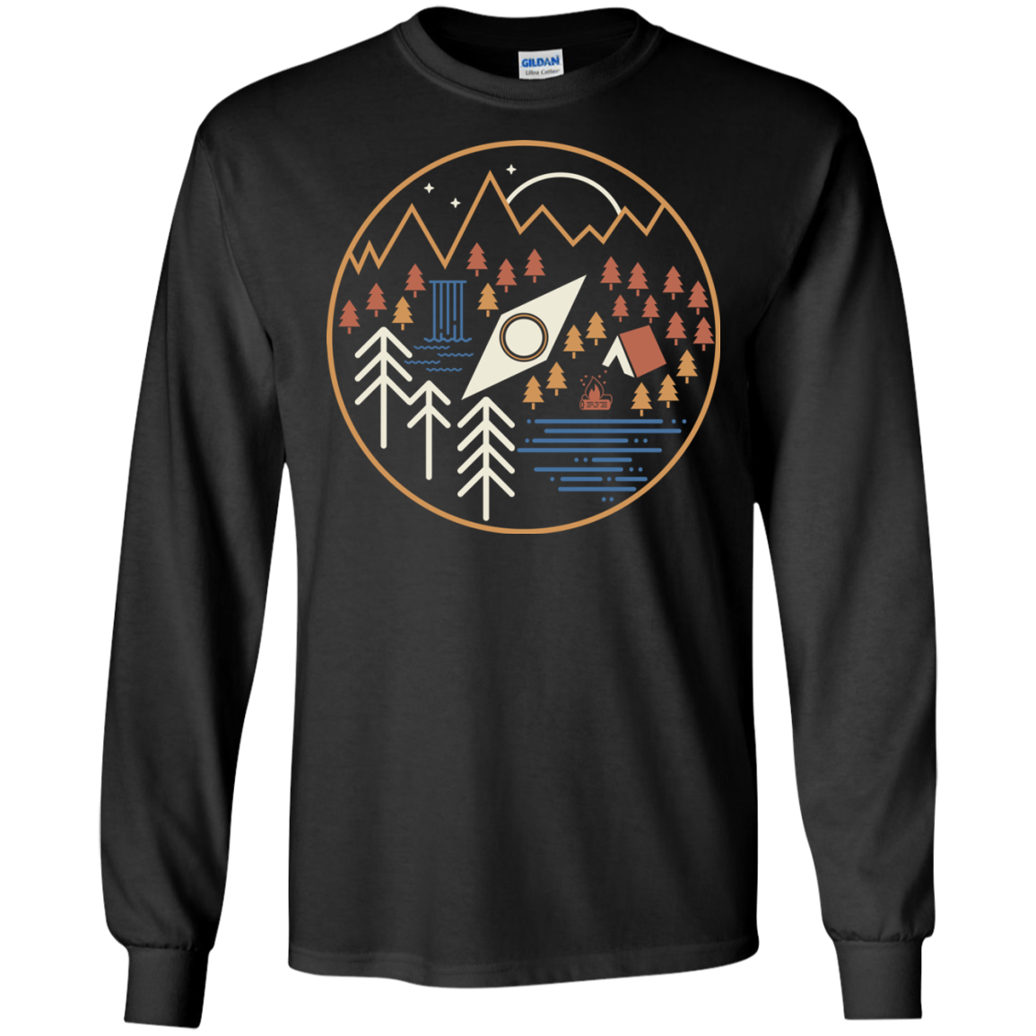 Discover Camping Men's Long Sleeve T-Shirt