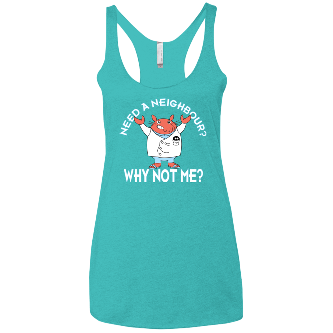 Why not me Women's Triblend Racerback Tank