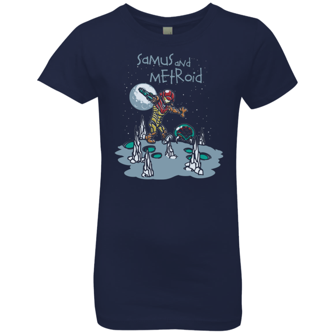 Samus and Metroid Girls Premium T-Shirt
