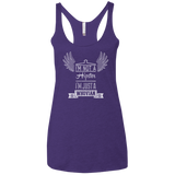 Whovian Hipster Women's Triblend Racerback Tank
