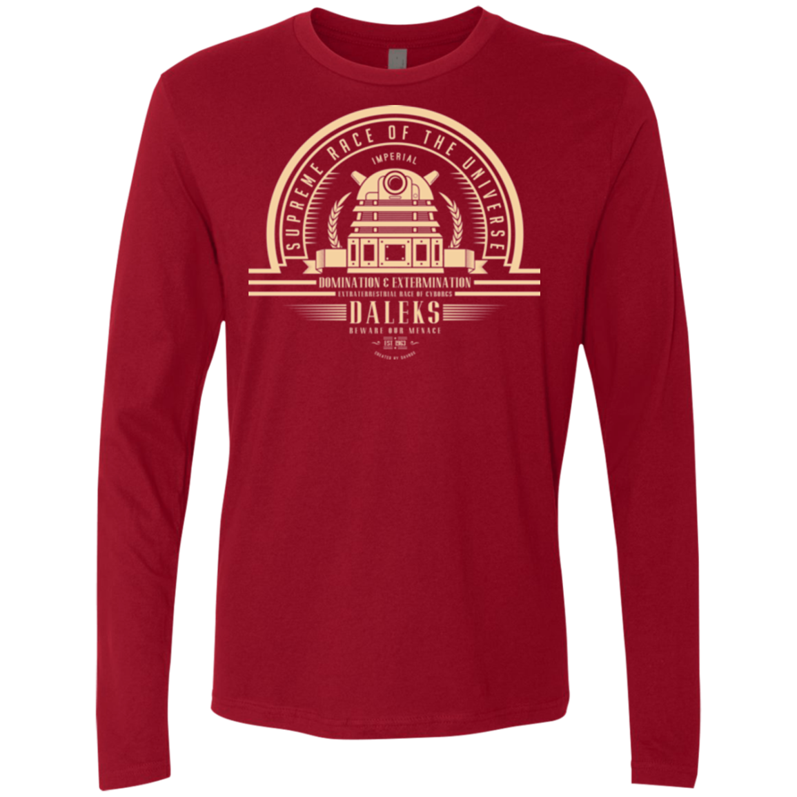 Who Villains Men's Premium Long Sleeve