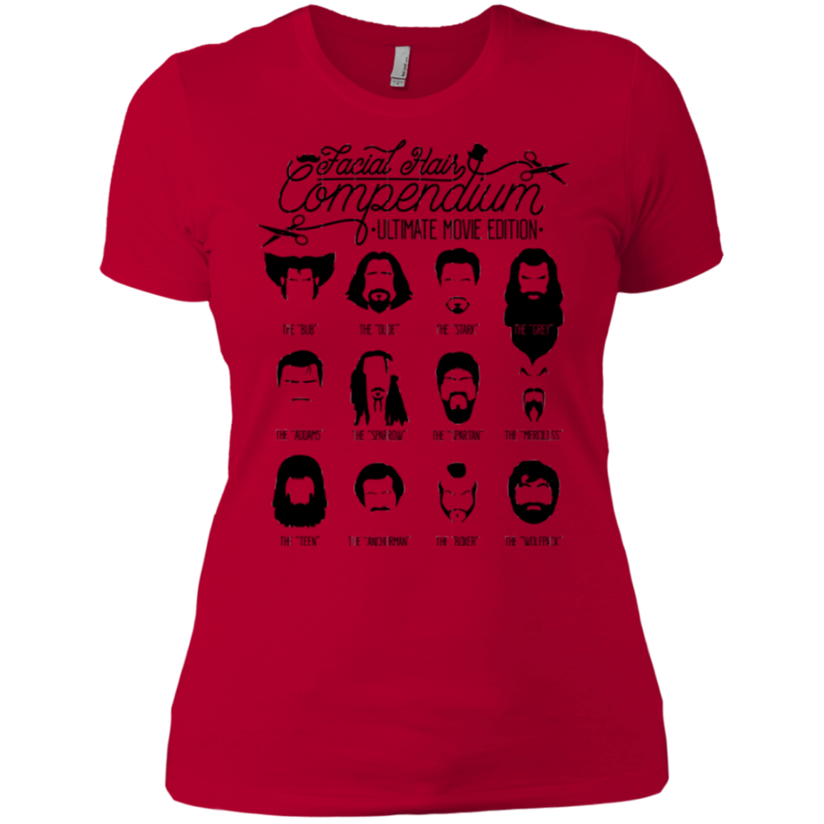 The Movie Facial Hair Compendium Women's Premium T-Shirt