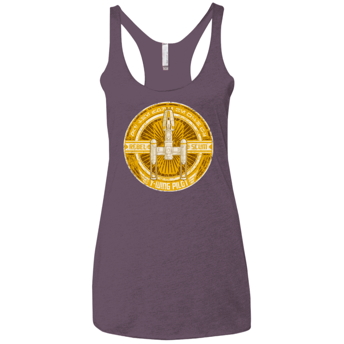 Y-Wing Scum Women's Triblend Racerback Tank