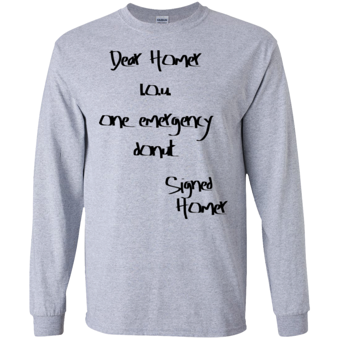 Emergency Donut Men's Long Sleeve T-Shirt