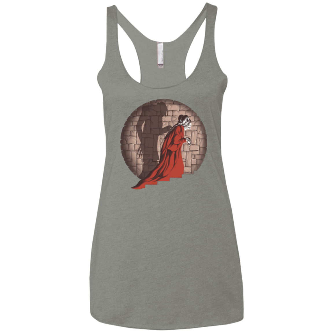 Shadow Mismatch Women's Triblend Racerback Tank