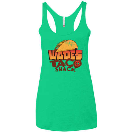 Wade Tacos Women's Triblend Racerback Tank