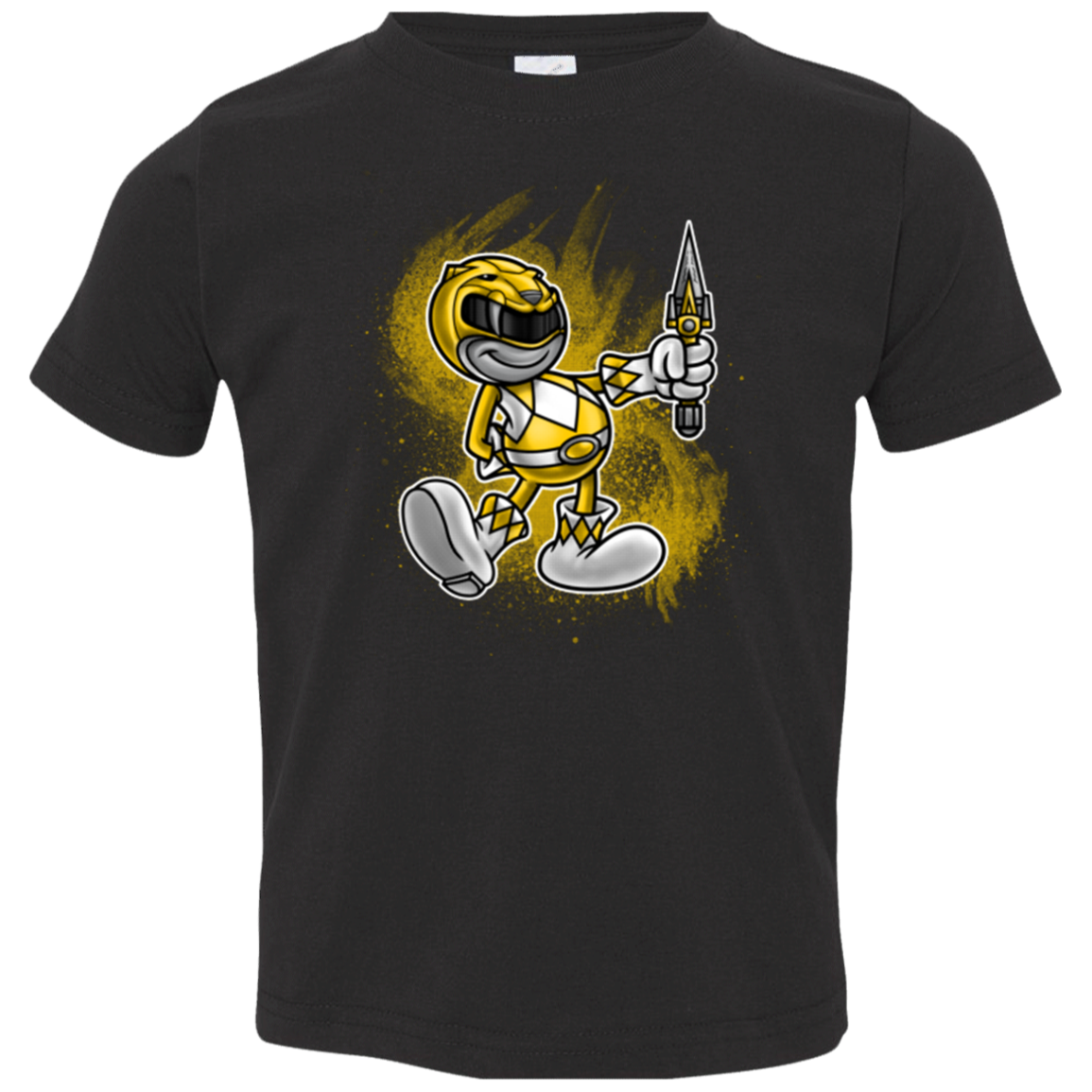 Yellow Ranger Artwork Toddler Premium T-Shirt