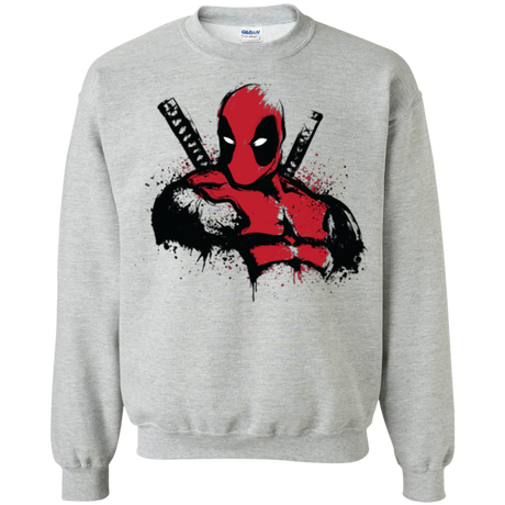 The Merc in Red Crewneck Sweatshirt