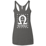 Resistance is Futile Women's Triblend Racerback Tank