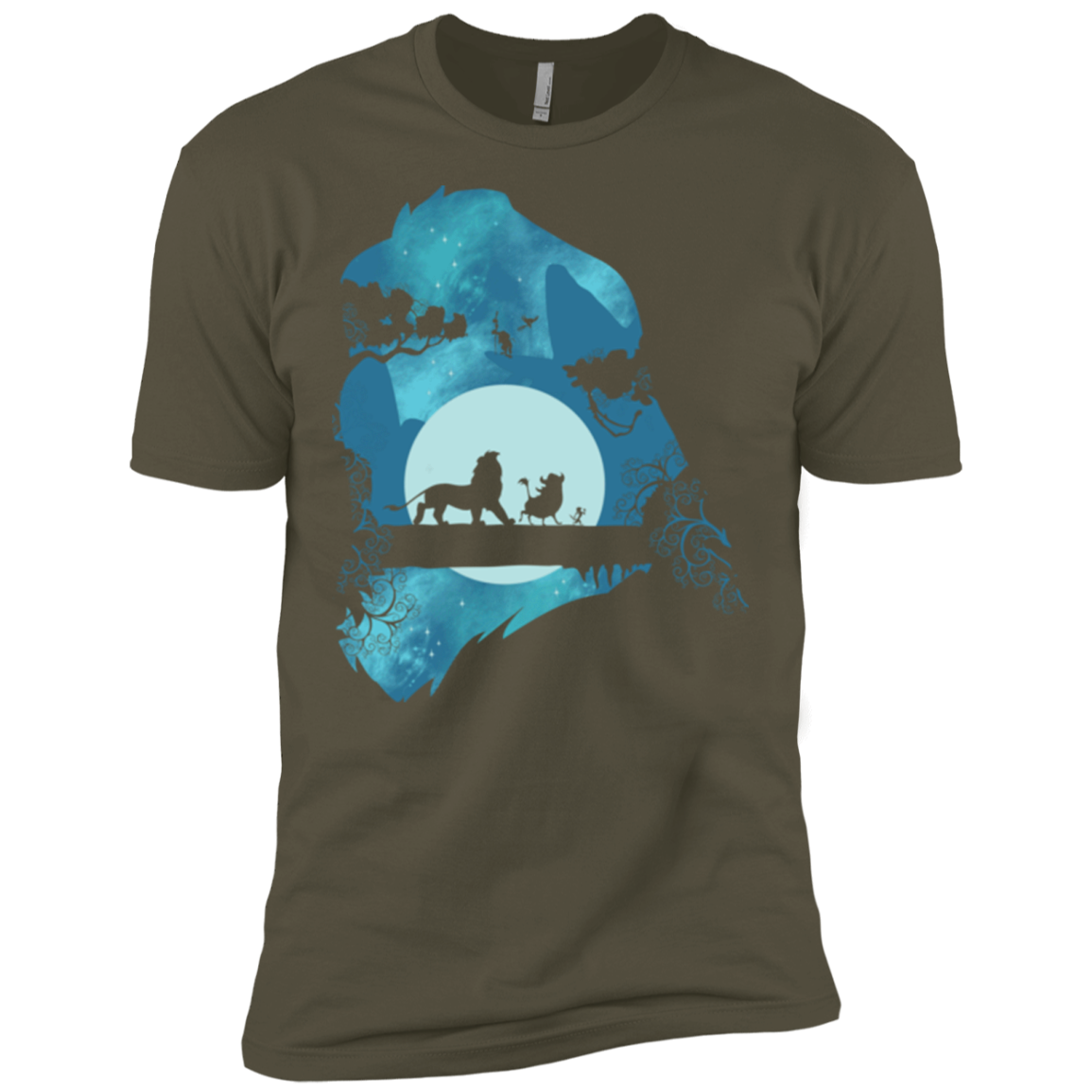 Lion Portrait Men's Premium T-Shirt