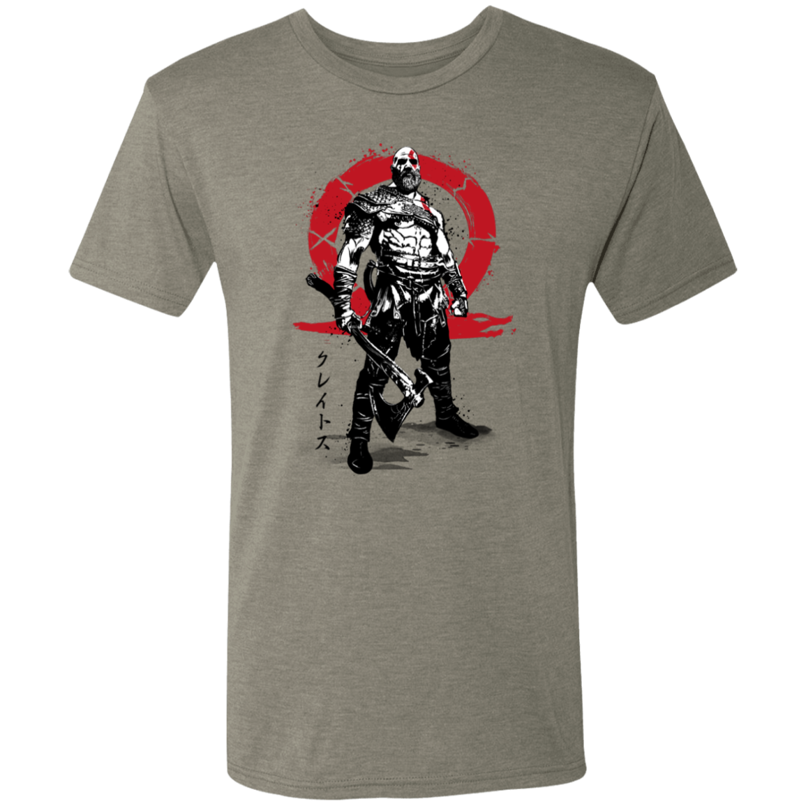 Killer of Gods sumi-e Men's Triblend T-Shirt