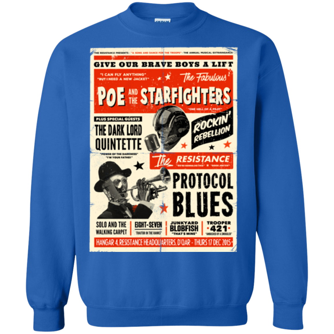 Poe and The Starfighters Crewneck Sweatshirt