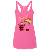 unitard-Raffiti Women's Triblend Racerback Tank