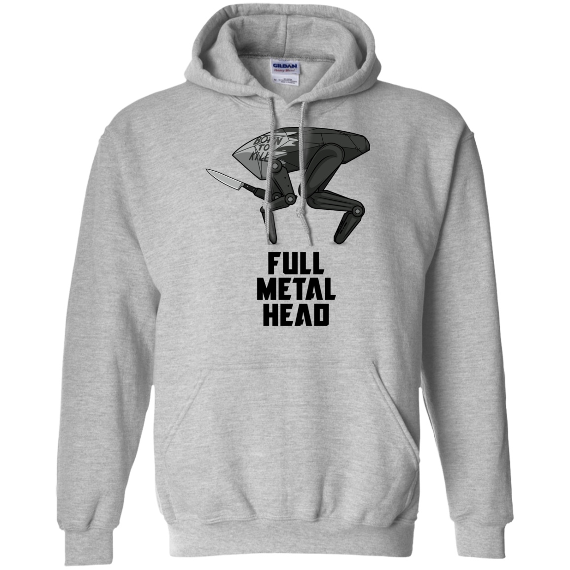Full Metal Head Pullover Hoodie