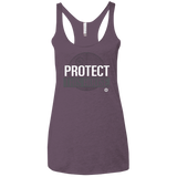 Protect This House Women's Triblend Racerback Tank