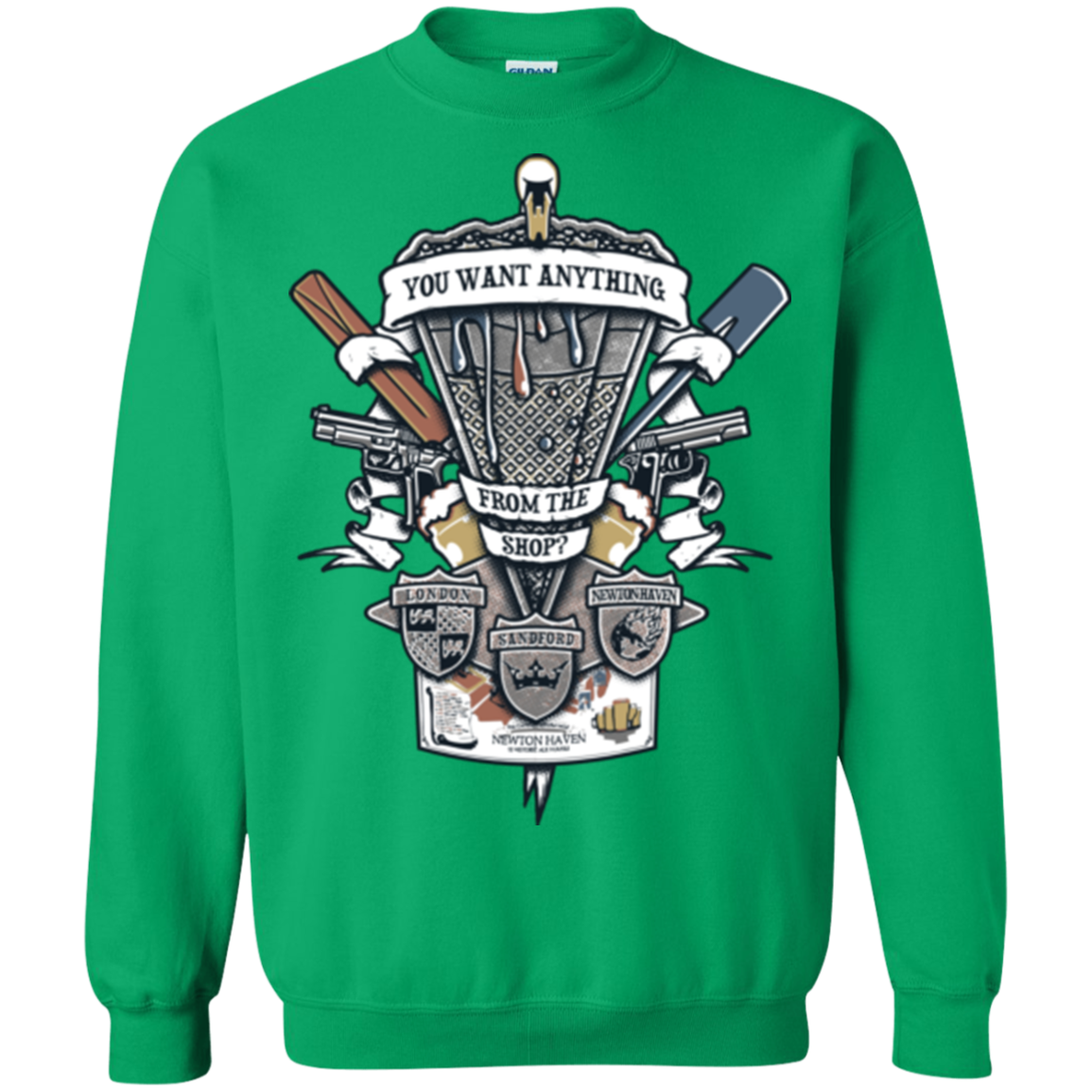 Three Cornetto's Crest Crewneck Sweatshirt
